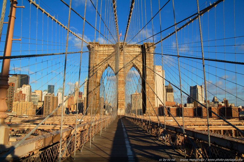 Le pont de Brooklyn
En arrière plan : Manhattan
New-York, USA
Mots-clés: usa etats-unis new-york pont-de-brooklyn manhattan route haubans les_plus_belles_images_de_ville