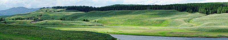 La rivière Yellowstone passant au pied de collines ondulées
Hayden Valley, Parc national de Yellowstone, Wyoming, USA
Mots-clés: yellowstone wyoming usa prairie photo_panoramique categ_ete campagne_usa riviere