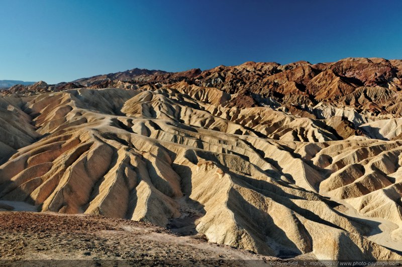 Zabriskie Point, Vallée de la Mort
Death Valley National Park,  Californie, USA
Mots-clés: californie usa etats-unis desert vallee_de_la_mort Zabriskie_Point montagne_usa