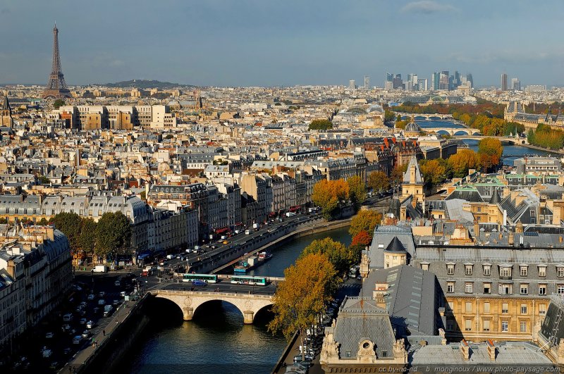 La Tour Eiffel
vue depuis Notre Dame
Paris, France
Mots-clés: les_ponts_de_paris tour_eiffel monument la_seine automne paysage_urbain fleuve