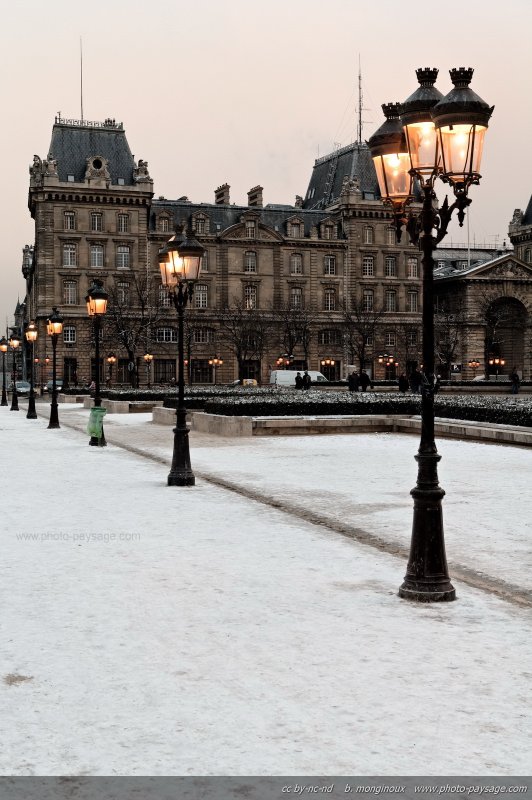 Lampadaires sur le parvis de Notre Dame
[Paris sous la neige]
Mots-clés: cadrage_vertical paris_sous_la_neige neige froid hiver notre_dame_de_paris parvis lampadaires rue categ_ile_de_la_cite
