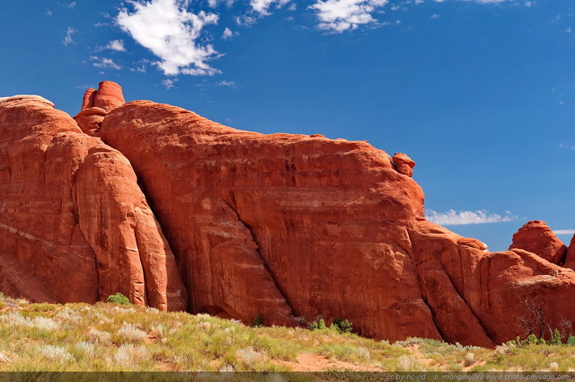 Arches   les paysages de Devils Garden   06
Arches National Park, Utah, USA
Mots-clés: USA etats-unis utah categ_ete desert falaise