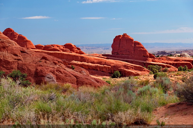 Arches   les paysages de Devils Garden   07
Arches National Park, Utah, USA
Mots-clés: USA etats-unis utah categ_ete desert falaise