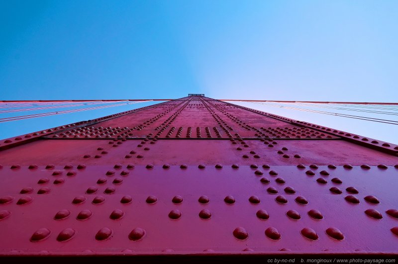 Au pied d'un pillier du Golden Gate
San Francisco, Californie, USA
Mots-clés: USA etats-unis californie categ_pont san-francisco