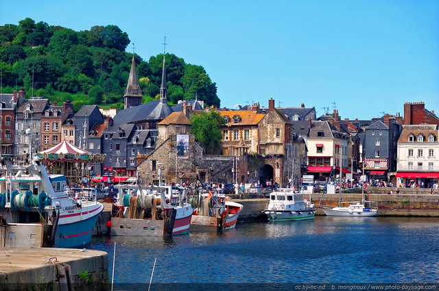 Bateaux de pêche à  Honfleur
Honfleur, Normandie, France
Mots-clés: normandie calvados port bateau categ_ete peche