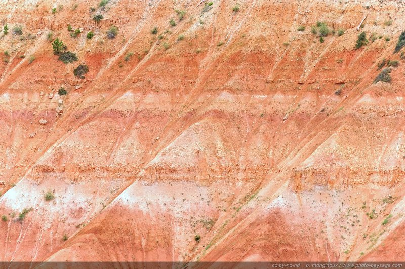 Bryce Canyon -  Des couches géologiques aux couleurs très contrastées
Bryce Canyon National Park, Utah, USA
Mots-clés: bryce_canyon utah usa nature hoodoo categ_ete montagne_usa