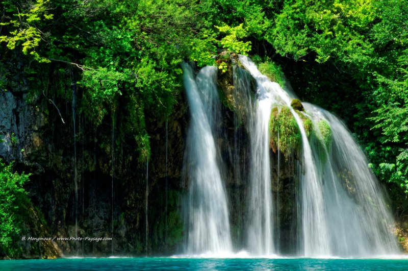 Une belle cascade qui se jette dans un lac bleu turquoise
Parc National de Plitvice, Croatie
Mots-clés: cascade croatie plitvice UNESCO_patrimoine_mondial nature croatie