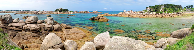 Côte de Granit Rose, Anse de St Guirec (vue panoramique)
Ploumanac'h / Perros-Guirec, Côtes-d'Armor, Bretagne
Mots-clés: bretagne mer rocher photo_panoramique manche cotes-d-armor