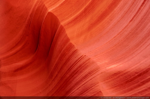 Une roche sculptée par l'eau au fil des siècles
Upper Antelope Canyon, réserve de la Nation Navajo, Arizona, USA
Mots-clés: antelope canyon usa arizona desert