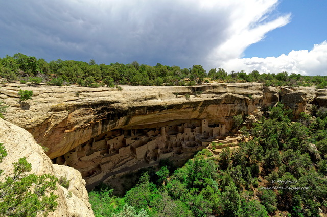 Mesa Verde : Cliff Palace
Parc national de Mesa Verde, Colorado, USA
Mots-clés: mesa_verde etat_colorado usa ruine monument