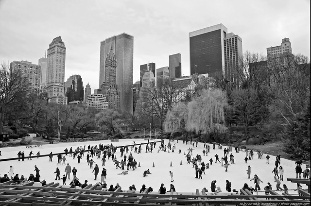 Patinoire dans Central Park
Sud de Central Park, New York, USA
