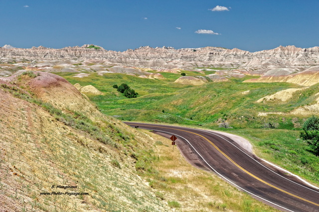 Route dans le parc national des Badlands_06
Parc national des Badlands, Dakota du Sud, USA
Mots-clés: dakota_du_sud usa usa routes_ouest_amerique desert