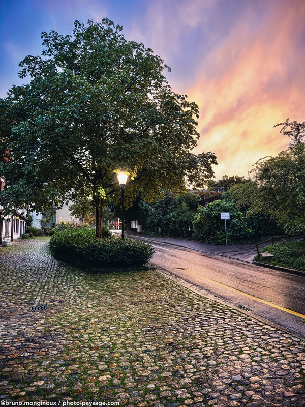 Ciel du soir après la pluie vu depuis une rue de Bâle
Bâle (Basel), Suisse
Mots-clés: Lampadaire pave pluie crepuscule cadrage_vertical les_plus_belles_images_de_ville