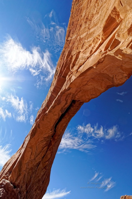 Sous l'arche North Window
Arches National Park, Utah, USA
Mots-clés: utah usa arche_naturelle desert cadrage_vertical