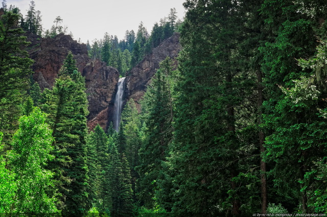 Treasure Falls 
Une jolie cascade accessible depuis la route US 160, entre South Fork et Pagosa Springs, dans le Colorado (USA)
Mots-clés: Colorado usa foret_usa cascade montagne_usa