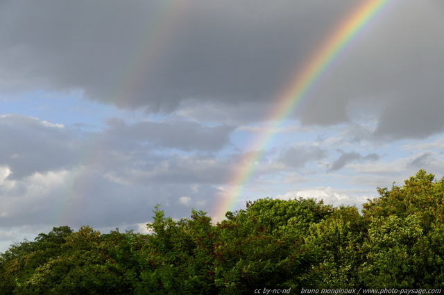 Un arc en ciel double -01
Un arc-en-ciel photographié à la fin d'une averse...
Mots-clés: ciel nuage arc-en-ciel arc-en-ciel categ_ete orage pluie