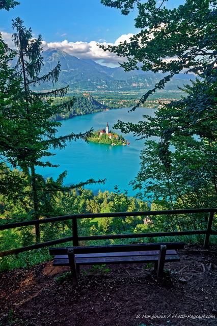 Un splendide point de vue sur le lac de Bled, caché au milieu de la forêt
Bled, Slovénie
Mots-clés: categorielac categ_ete foret_slovenie cadrage_vertical