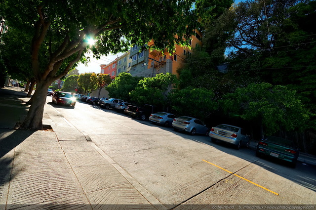 Une rue en pente dans San Francisco
San Francisco, Californie, USA
Mots-clés: san-francisco californie usa rue